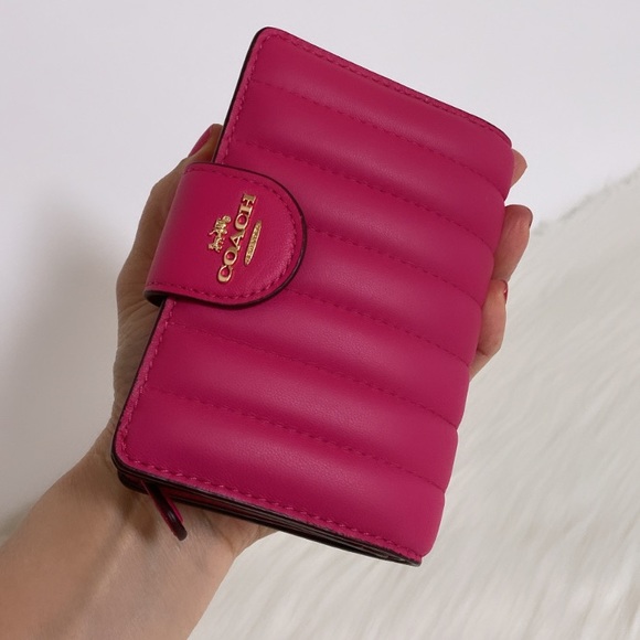 NWT💃Coach Medium Corner Zip Wallet With Quilting - Picture 6 of 7
